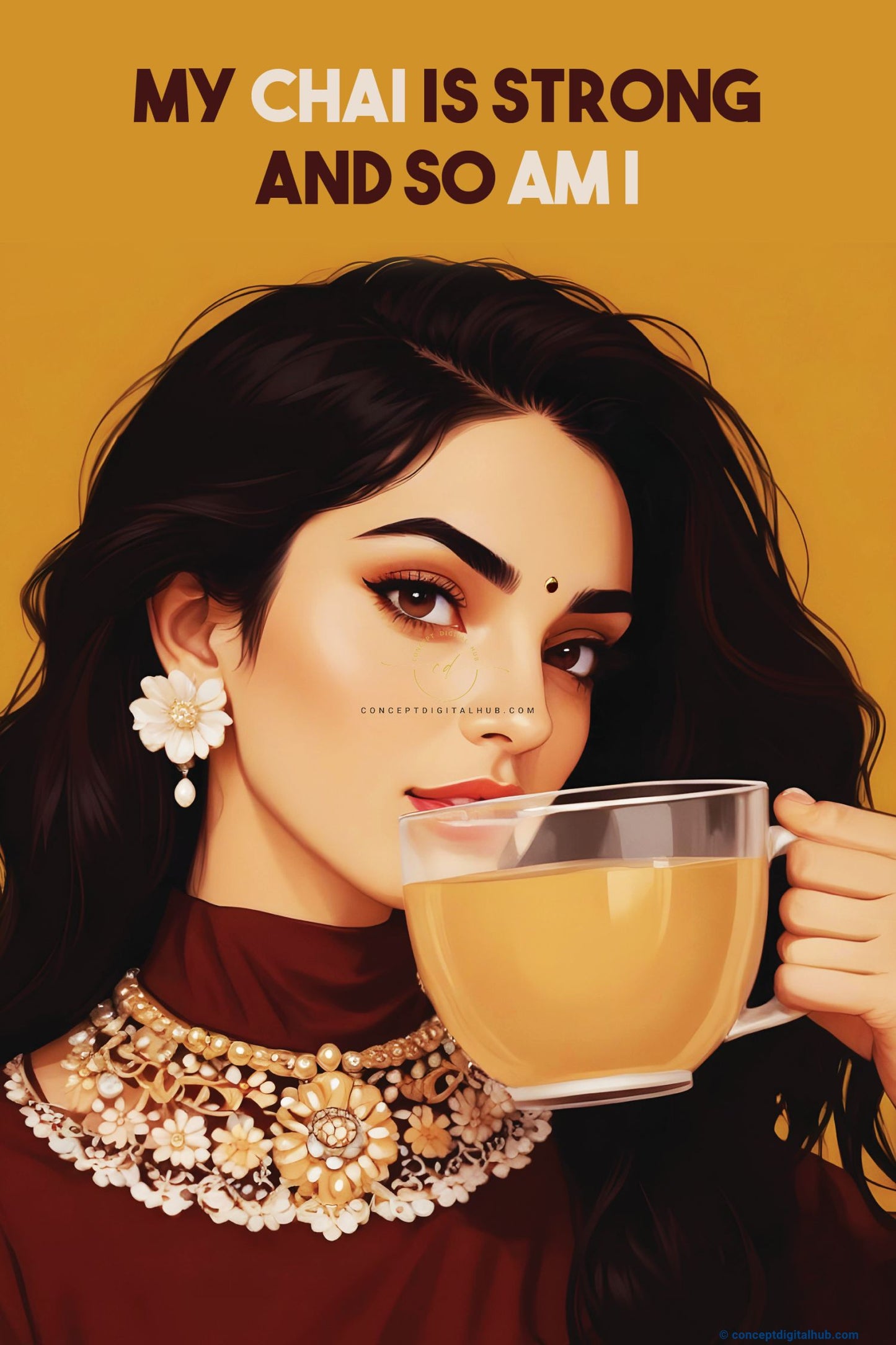 Tea Welcome Sign Board for Fusion