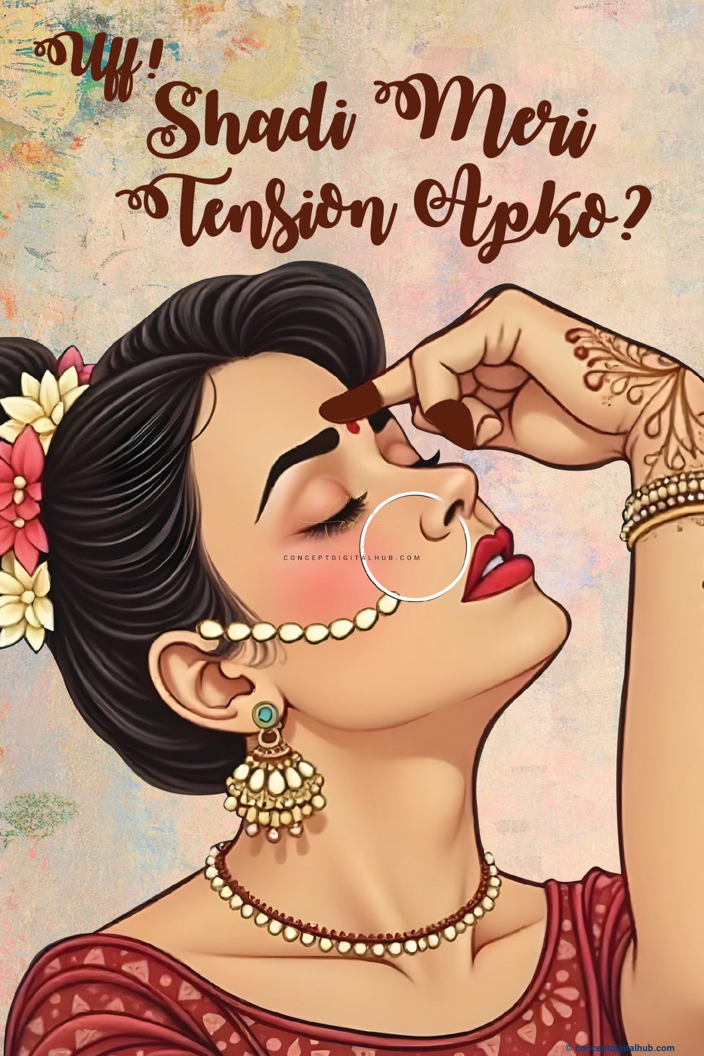 Dulhan Welcome Girl Board for Fusion