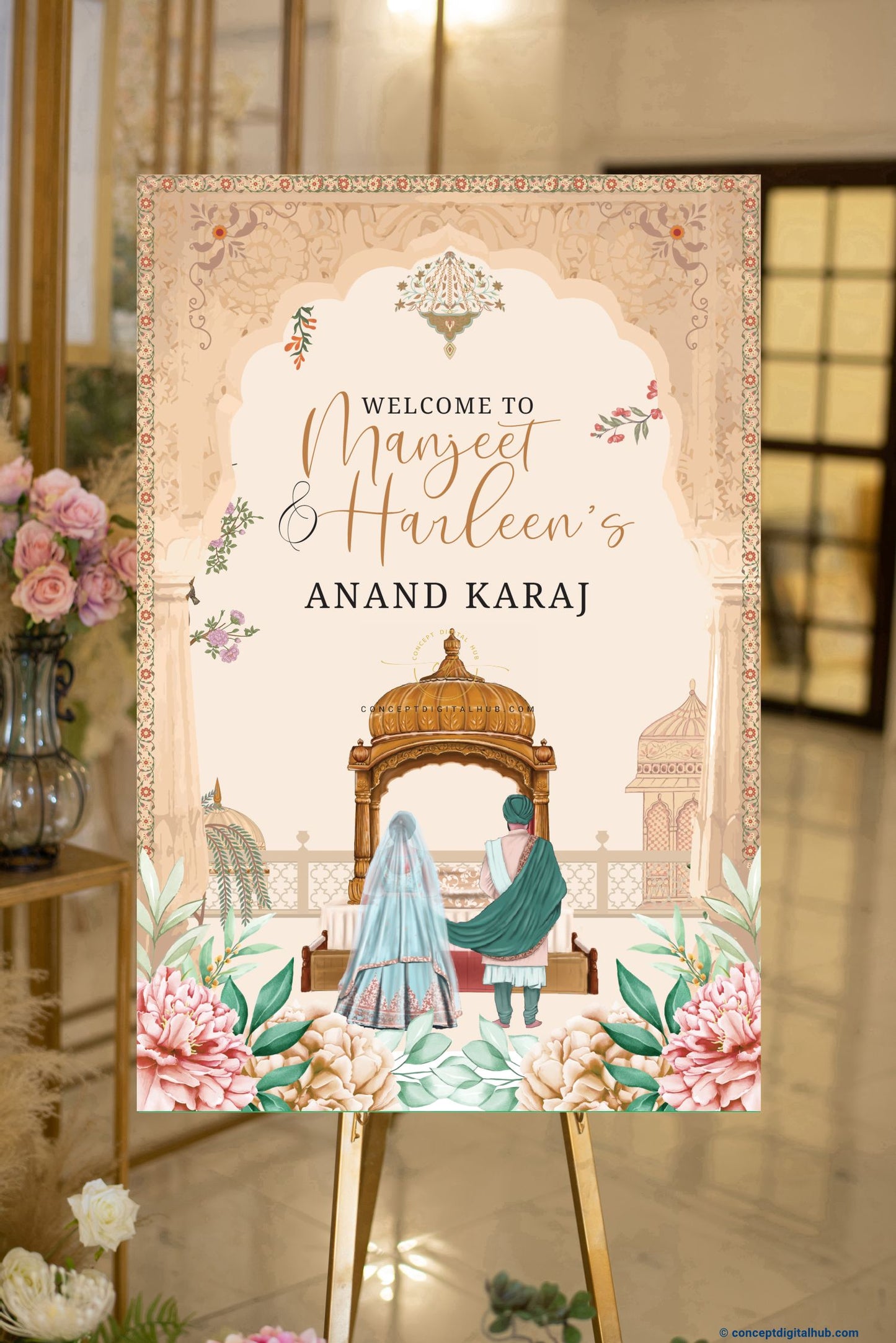 Anand Karaj Welcome Sign Board