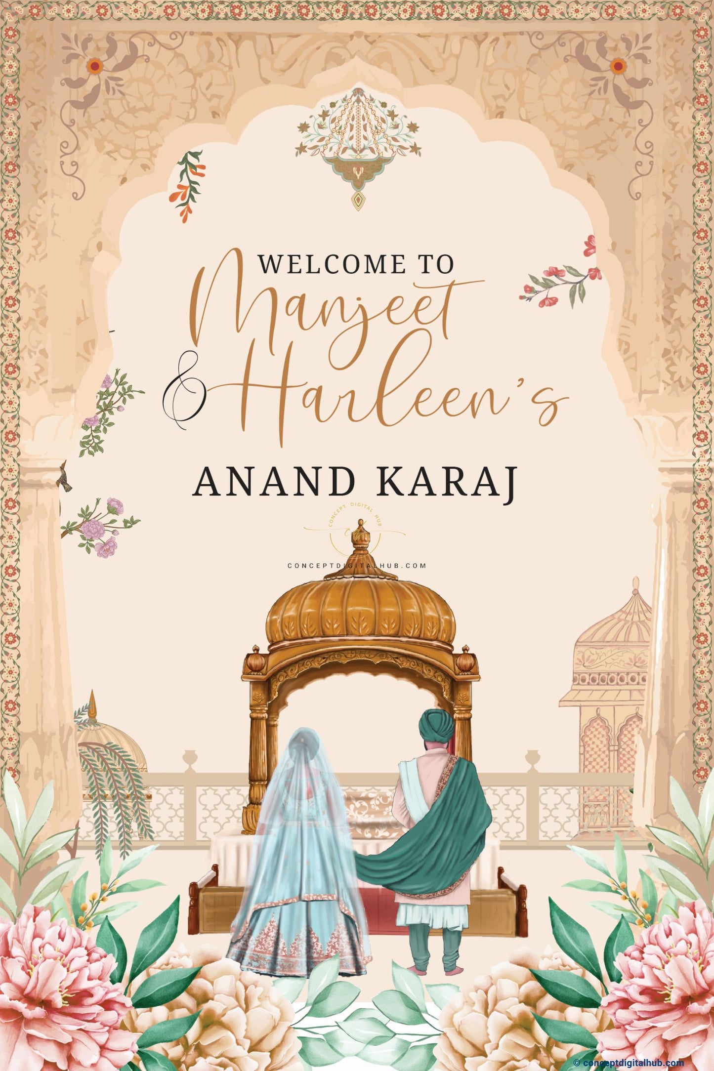 Anand Karaj Welcome Sign Board