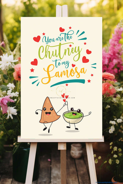 Samosa Fusion Welcome Sign Board