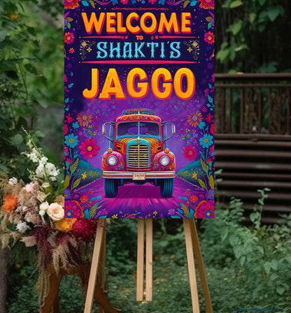 Purple Color Truck Board For Jaago