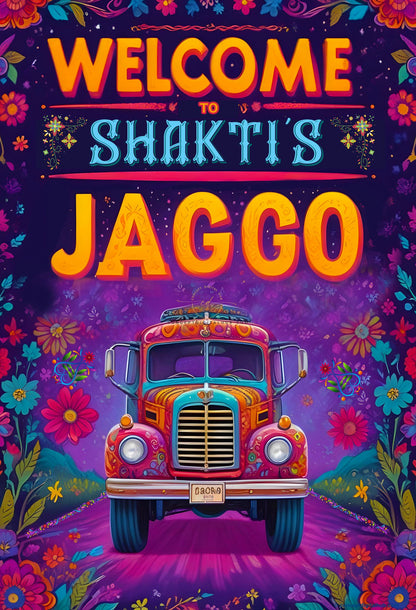 Purple Color Truck Board For Jaago