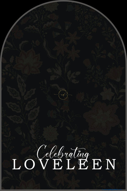 Zeus Color Floral Welcome Board for Celebration