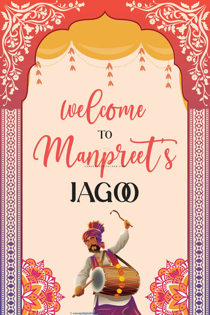 Welcome To Jaggo Sign Board