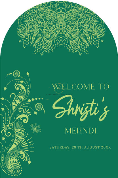 Mehndi Board In Green